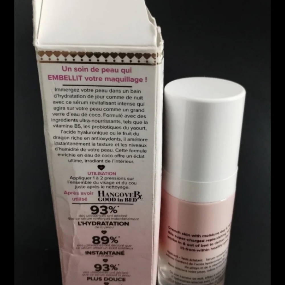 Too Faced Hangover Good in Bed Hydrating‎ SERUM NIB full size